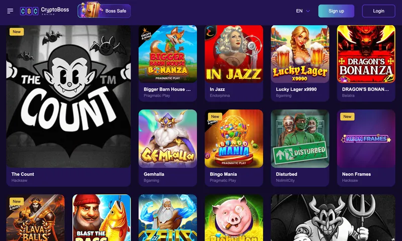 CryptoBoss Casino Review